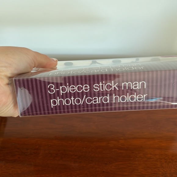 ⭐️🌴3 Piece stick man photo card holder - Picture 3 of 5
